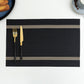 Japanese Waterproof & Oil-Proof Heat-Resistant Table Mats - PVC Light Luxury Placemats