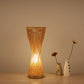 Creative Japanese Table Lamp - Minimalist Bamboo Wood Bedside Light
