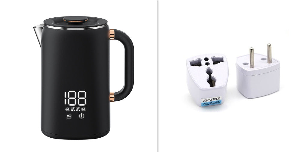 Smart Heat Preservation Electric Kettle - 1.7L Touch-Control Stainless Steel Kettle with Anti-Dry Protection