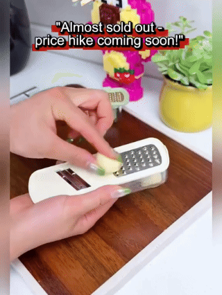 3-in-1 Ginger & Garlic Grinder with Potato Slicer