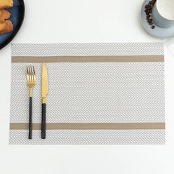 Japanese Waterproof & Oil-Proof Heat-Resistant Table Mats - PVC Light Luxury Placemats